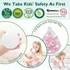 TRENDPLAY Plastic Balls for Ball Pits - Hollow Balls- Safe and Exciting Playtime - Perfect for Baby Pools, Birthday Party Decoration