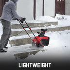 PowerSmart 18" Corded Snow Blower, Electric Snow Thrower with 15-Amp Motor, 2200 RPM, 30' Throwing Distance DB7517