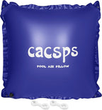 Pool Pillow for for Above Ground Pools, 4x4 Ft Pool Air Pillow for Closing Winter Pool Winterizing Kit for Ground Pool, 0.5mm PVC Material, 2X 16.5Ft Rope (Blue)
