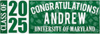 Let's Make Memories Personalized Graduation Banner Class of 2025 - Graduation Party Decorations - Congratulations Banner - Indoor/Outdoor Vinyl - Best in Class - Green - 8 ft.