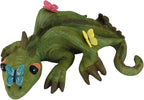 GlitZGlam Cody The Green Miniature Dragon of Azar for Your Fairy Garden/Miniature Garden