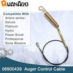 Auger Control Cable 06900439 for Ariens Gravely fits Ariens Gravely Power Brush Deluxe Pro 24 28 30 36 Snow Blower Traction Cable Replacement