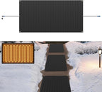 Snow Melting Mats Outdoor for Walkways, 30 x 60 in No-Slip Heated Outdoor Mats with 10 ft Power Cord, 3 in/h Speed Snow and Ice Melting Pads for Winter Backyards Snow Removal