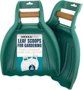 MEKKAPRO Leaf Scoops and Claws V2.0, 1-Pair (2 Pieces), Sturdy Ergonomic Grip Leaf Rake, Large Hand Held Garden Rake Grabbers for Leaf, Garden Claw for Lawn Grass Removal