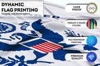 AGAS US Coast Guard Retired Military Flag 2x3 Ft - Printed 200 Denier Nylon - Double Stitched Edges Canvas Header Brass Grommets - Indoor/Outdoor USCG Retired Garden Flag