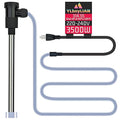 240V 3500W Immersion Water Heater for Pool & Hot Tub – Portable Electric Submersible Heater with Temp Control, Auto Shut-Off and WiFi Timer for Baptistry, Above Ground Pool and Bathtub