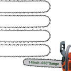 4-Pack 14 Inch Chainsaw Chain,3/8" LP Pitch .050" Gauge 52 Drive Links Compatible with Husqvarna 120,Echo CS-310,Ryobi RY3714 Craftsman,Greenworks,Earthwise,Makita,Poulan,Husqvarna Chainsaws
