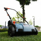 SENIX 12 Amp 13-Inch Corded Electric Dethatcher and Scarifier with Collection Bag,Lawn Care Equipment for Removing Thatch and Improving Yard Growth,Garden Tool Gifts(SCE12-L1)
