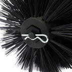 Power Sweeper Brush Couple Shield Attachment for 52CC 2 Stroke 2.3HP Gasoline Outdoor Handheld Sweeper Walk Behind Sweeper Sweeping Broom