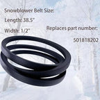 YoNana 501818201 Snow Blower Low Crank Impeller Belt Fits Husqvarna 581832401 PR241 ST227P Snowblowers