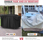 Unicook Griddle Cover for Blackstone 36 Inch ProSeries Grills, Outdoor 70 Inch Flat Top BBQ Grill Cover for 4 Burner Cooking Station, Unique UV Resistant Waterproof Vinyl with Polyester Lining