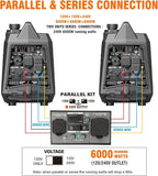 GENMAX Generator，EPA Compliant, Eco-Mode Feature, Ultra Lightweight for Backup Home Use & Camping