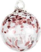 Dale Tiffany Hand Blown Glass, 6" Diameter Enchanted, Tree of Life Collection, Witch Globe Hanging Garden Indoor/Outdoor Decorative Ornament Gazing Ball