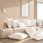 Codi 12x20 Pillow Insert Set of 4, Water Resistant Outdoor Lumbar Pillows for Patio Furniture