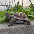 Turtle Statue, Walking Tortoise Figurine Outdoor Sculpture Decor for Yard Patio Garden