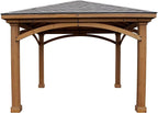 Handy Home Products 19360-6 Brezina Gazebo 12'x12' Cedar Pavilion (Amazon Exclusive)