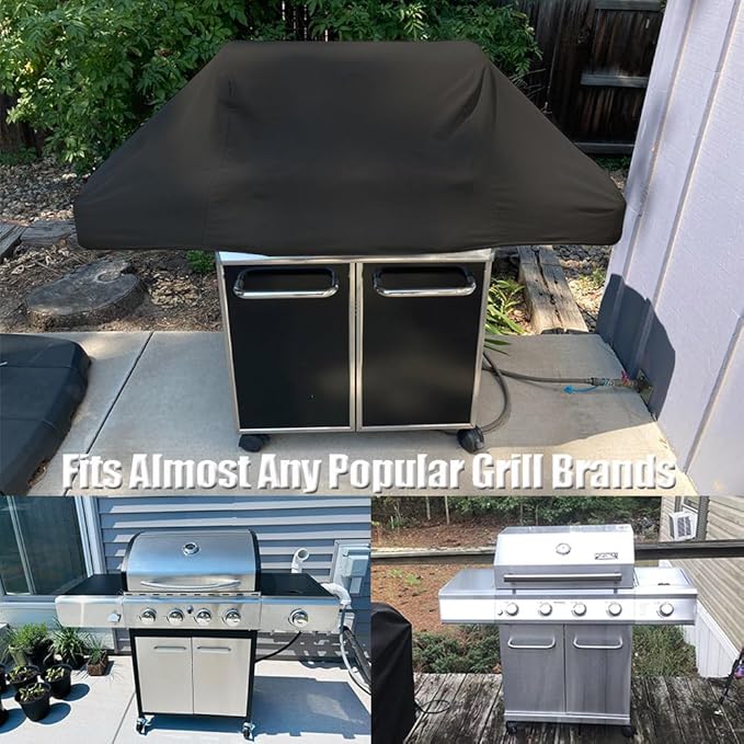 Short BBQ Grill Cover Lightweight Waterproof Outdoor Summer BBQ Gas Grill Covers 50 inches