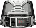 Cobra PRO 1500W Professional Grade Power Inverter, Portable – 1500-Watt Car Charger, 4 Grounded AC Outlets, 2 Fast Charge USB Ports and Remote Controller (CPIALCDG1) Compatible
