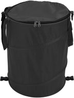 Zunate Collapsible Garden Waste Bag, 24 Gallon, Reusable Outdoor Trash Can with Lid