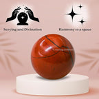 Amazing Gemstone Red Jasper Crystal Ball - 1 Inches Crystal Sphere Meditation Balls for Witchcraft and Decorative Balls - Crystals and Healing Stones Beginners Gift (Pack of 1)