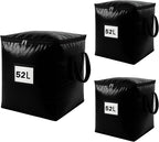 3 Pack 52L Storage Bags for Clothes, Moving Bags Heavy Duty Extra Large with Reinforced Handle, Storage Containers for Organizing Bedding, Blanket, Sheets, Pillows, Toys, Christmas Decorations