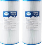 PWK35B Replaces Hot Springs Limelight Series Spa Filters, Compatible with Watkins 1642301-1, 78161, 78286, Filbur FC-3921, Pleated Fabric Filter Media 2 Pack