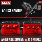 MZK Cordless Snow Shovel, 20V 13-Inch Battery Powered Snow Thrower, Battery Snow Blower with Directional Plate & Adjustable Front Handle(4.0Ah Li-ion Battery & Fast Charger Included)