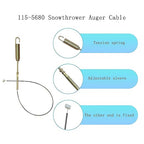 115-5680 Auger Cable Replacement for Toro 106-4599 1155680 Snowblower/Snow Thrower 38595 38611 38620 38630 38640
