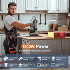 1500W Pure Sine Wave Power Inverter, DC 12V to AC 120V Converter with 3000W Surge, LCD Display, Remote Control, 2 USB Ports & 3 AC Outlets — for RV, Solar, Home Backup