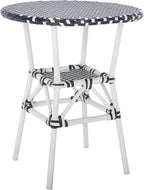 SAFAVIEH Outdoor Collection California Navy/Navy Bistro Table (Fully Assembled)
