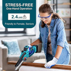 Cordless Mini Chainsaw 8+6 Inch for Makita 18V LXT (No Battery), Brushless Portable Electric Chain Saw Tool for Makita, Small Handheld Chainsaw for Pruning Shear Branch Wood Cutting Tree Trimming