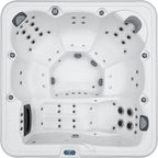Scenic Outdoor Hot Tub, 6-Person 69-Jet Lounger 4-Pump Spa with Triple Water Columns and Bluetooth Stereo by Essential Hot Tubs
