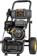 Heavy-Duty Gas Pressure Washer, 3500Psi at 2.6Gpm Power Washer,Portable, 30feet Pressure Hose,Industrial Style,Axial Cam Pump, for Siding, Driveway, House, Car, RV, Paint Preparation etc