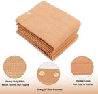 SUNNY GUARD Shade Cloth Custom Size 8x21 FT Sun Shade Screen Fabric Shade Cover Tarp with Grommets for Pergola Backyard Garden, Peach Fuzz(We Customized)