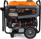 Generac 19,300 Starting Watt Portable Gas Generator - Electric Start - Home Backup or RV Ready - Heavy Duty Frame - Quiet, Long Runtime, Emergency Power - 49-State Compliant