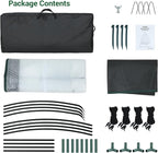 Green House for Outside Heavy Duty, Ohuhu Portable Walk-in Winter Greenhouse with Thick PE Bubble Cover - Small Greenhouses Outdoor for Plants Winter Protection
