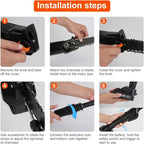 Pole Saw, 2025 Upgraded 6-Inch Cordless Pole Saws for Tree Trimming, 13-Feet MAX Reach Electric Pole Saw, 33ft/s Cutting Speed, Pole Chainsaw Tree Trimmer with 2Pcs 3000mAh Battery & Charger