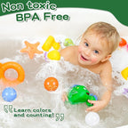 TRENDPLAY Plastic Balls for Ball Pits - Hollow Balls- Safe and Exciting Playtime - Perfect for Baby Pools, Birthday Party Decoration