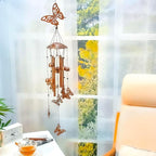 Butterfly Wind Chimes Outdoor Butterfly Gifts for Women/Men/Mom/Grandma/Wife Birthday Gifts Memorial Gift Metal WindChimes for Outside/Indoors, Home, Lawn, Porch, Patio, Garden Decor, Yard Decorations