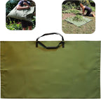 Garden and Landscape Bag, Portable Leaf and Weed Tarp with Handles, Reusable Leaf Bag, 48" X 56" Weed and Landscape Tarp