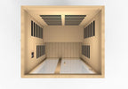 Santiago Elite 2-Person Ultra Low EMF (Under 3 MG) FAR Infrared Sauna, Curb Side Delivery