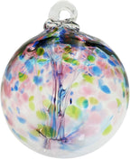 Dale Tiffany Hand Blown Glass, 6" Diameter Hope, Tree of Life Collection, Witch Globe Hanging Garden Indoor/Outdoor Decorative Ornament Gazing Ball