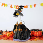 Suzile Halloween Goose Outfit Witch Party Dresses Clothes for 23" High Cement or Plastic Porch Goose Costume for Yard Lawn Outdoor Garden Patio Statue Holiday Halloween Decor