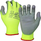 WOLF Polyurethane Palm Coated Nylon Shell Work Gloves, Construction, Mechanic, Warehouse, Yard Work, Gardening
