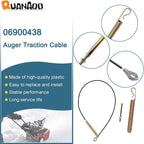 Traction Cable 06900438 for Ariens Compact 20 24 SNO-Tek 24 28 120V ST24 Snow Blower Replaces 24916003 Auger and Upper Traction Cable