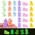 30 Pcs Mini Resin Dinosaur 6 Variety Tiny Animals Figures Miniature Little Small Figurines Bulk for Micro Fairy Garden Landscape Accessories Hide Crafts Decor