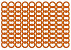 1/4" Pressure Washer Quick Coupler O-Rings New Orange Seal Kits (100/Pack)