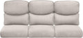 Pop 22x25/22x24 Outdoor Cushions for Patio Couch Chairs Set of 3 - High Back Outside Seat Cushions for Lawn Wicker Dining Rocker Glider Loveseat 3-Seater Sectional Sofa - Beige/Smile