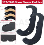GELASKA 117-7700 Snowblower Paddles with 117-7717 Scraper for Toro Power Clear 180, 418 ZE, 418 ZR, 518 ZR, 518 ZE, 38272, 38282, 38472, 38473, 38273, 38283, 38274 Snowthrowers