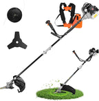 52CC Gas Powered Lawn Mower & Weed Trimmer for Large Yards, High-Power Engine, Easy Start, Durable Brush Cutter, DIY Yard Maintenance, All-Season Use